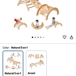 Juego De Escalada De Madera