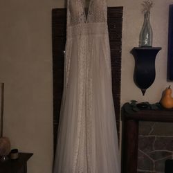 Chic nostalgia: echo wedding dress size 12