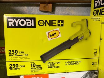 Ryobi 18V ONE+ 250 CFM Blower Kit