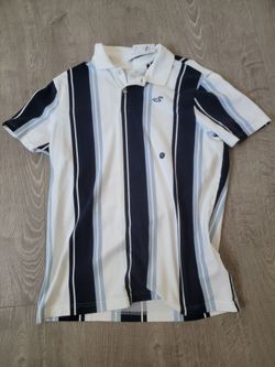 💯Men Hollister Polo Shirt (LARGE) 🏷️💲1⃣5⃣