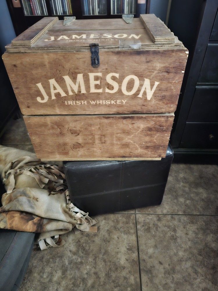 Jameson Irish Whiskey Wooden Crate