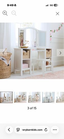 Pottery barn kids vanity