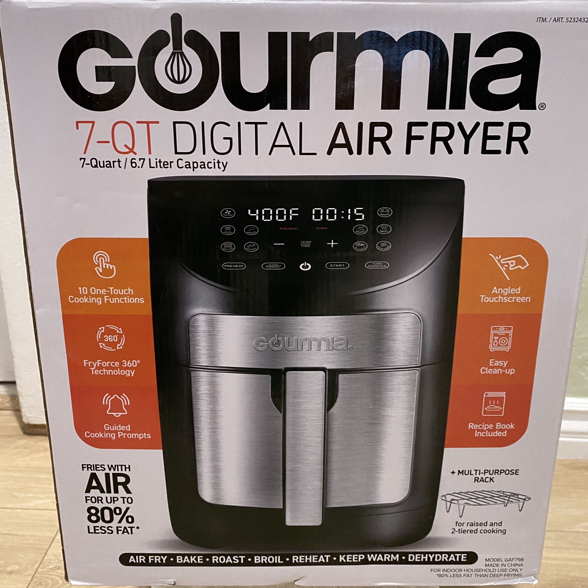 GOURMIA 7-QT DIGITAL AIR FRYER for Sale in Anaheim, CA - OfferUp