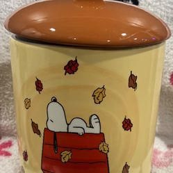 Snoopy Cookie Jar ..