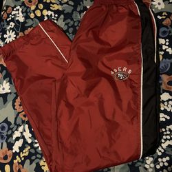 Large Niner Snow pants/sweatpants (Baggy Fit). 