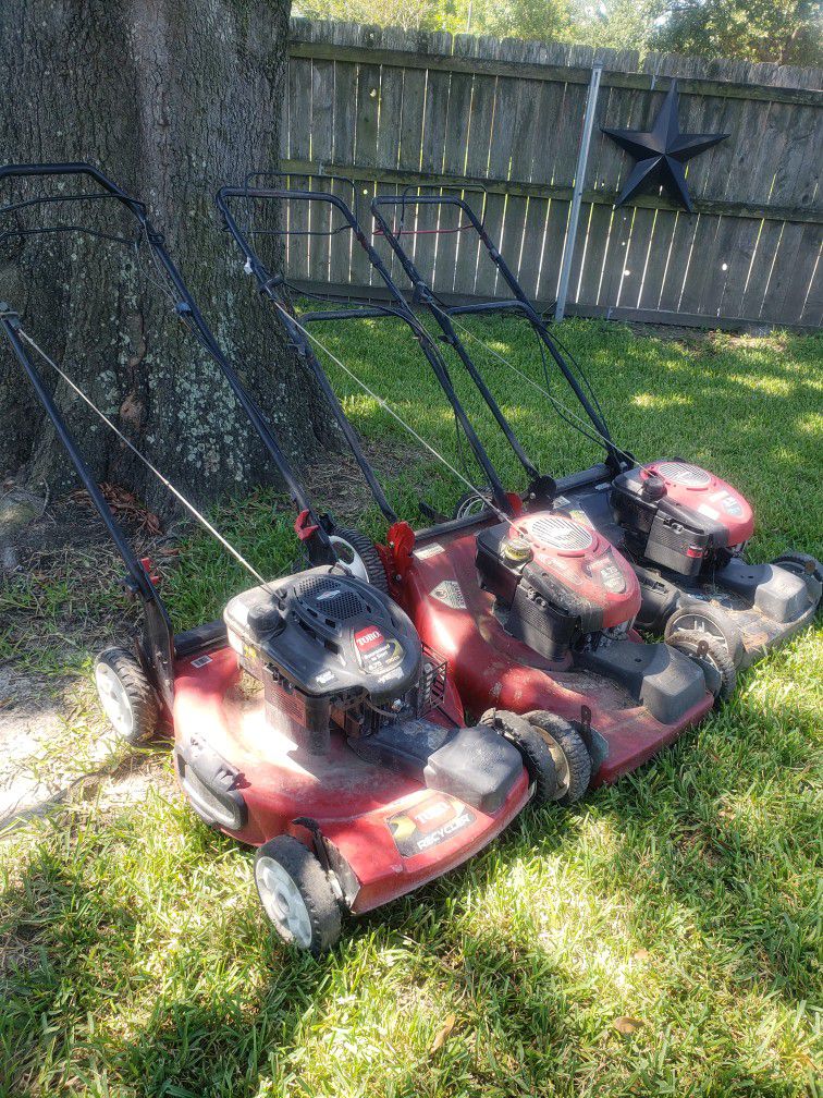 3 Lawnmowers  (READ FIRST)