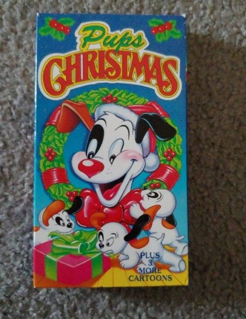Pups Christmas VHS plus 3 more toons