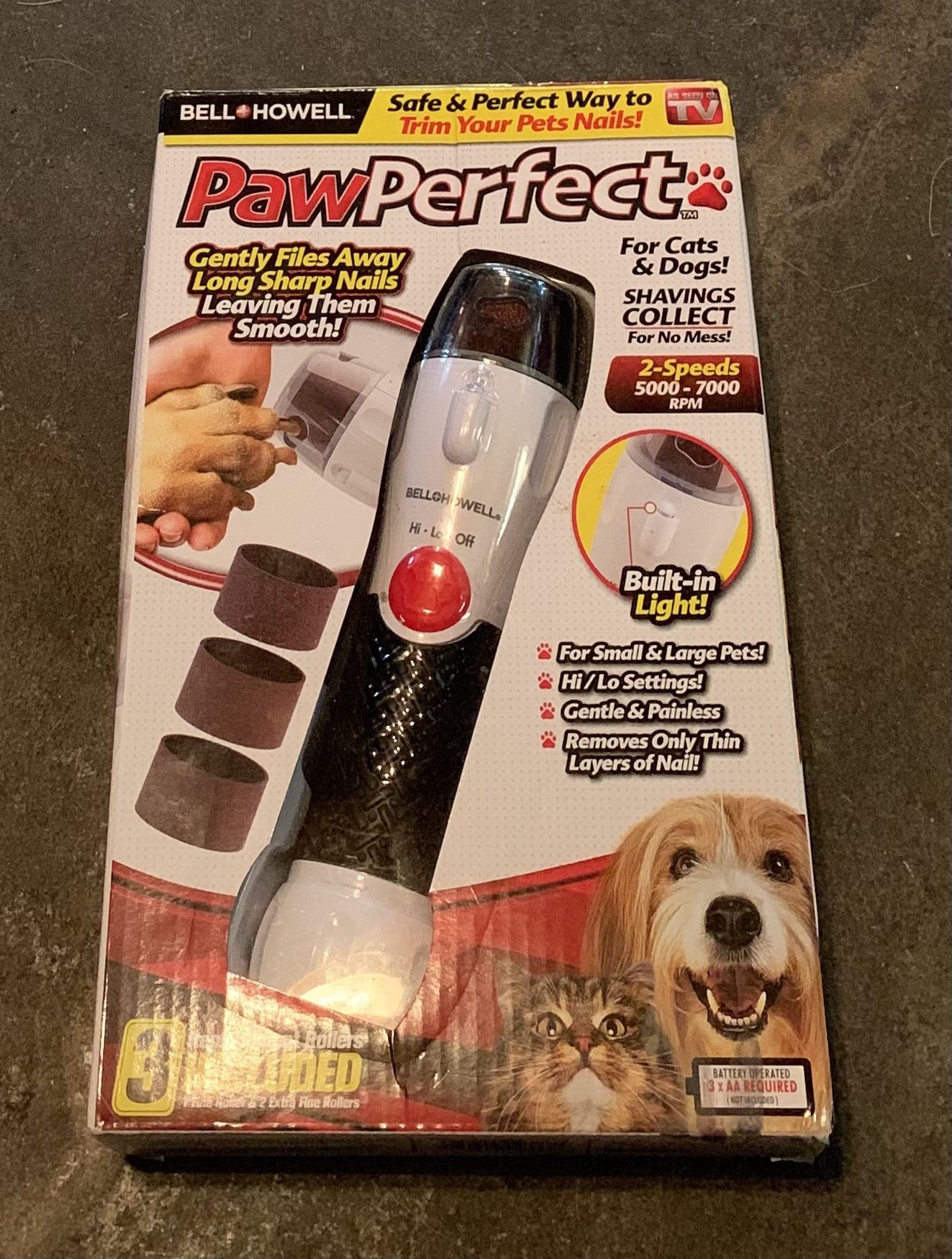 PAW PERFECT Pet Nail Trimmer New In Box Never Opened