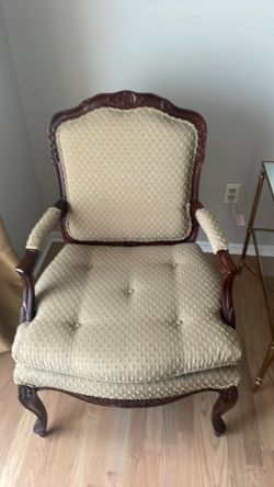 Two Formal accent chairs