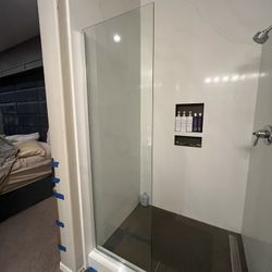 Shower Glass Panel - 76x24 
