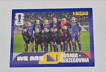 BIH 13 BOZNIA BLUE TEAM FIFA WORLD CUP 2026 STICKERS FIGURITAS BARAJITA