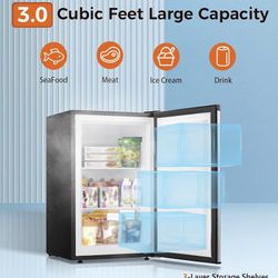 🧊 Kismile 3.0 Cu.ft Upright Freezer – Compact, Energy-Efficient & Ready to Use! ✨ Out of Box – New Condition w/ Small Cosmetic Marks  💰 Price: $200 