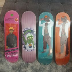 Dashawn Jordan Deck Lot X 4 Toy Machine Shaved Debut All Sealed 8.25 & 8.4🔥