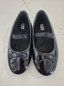 Black toddler flats