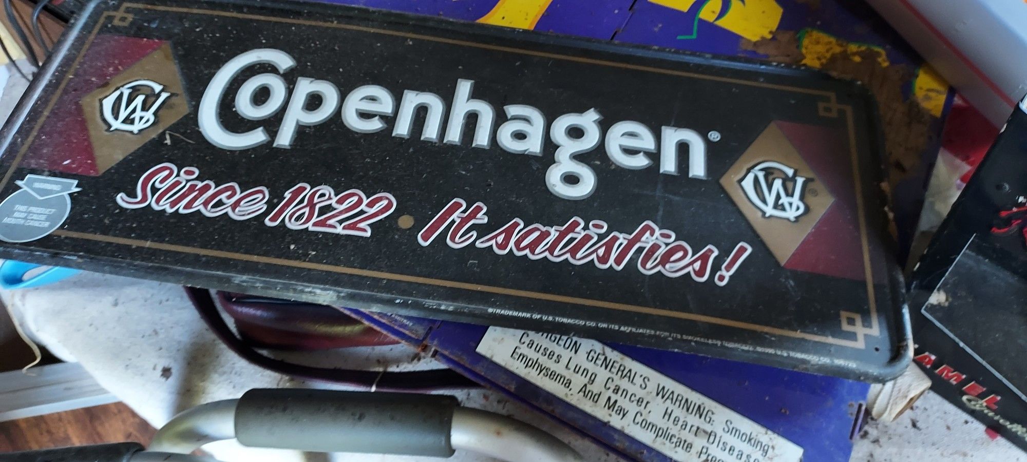 Vintage Copenhagen Metal Sign