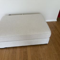 Brand New Cream Ottoman 