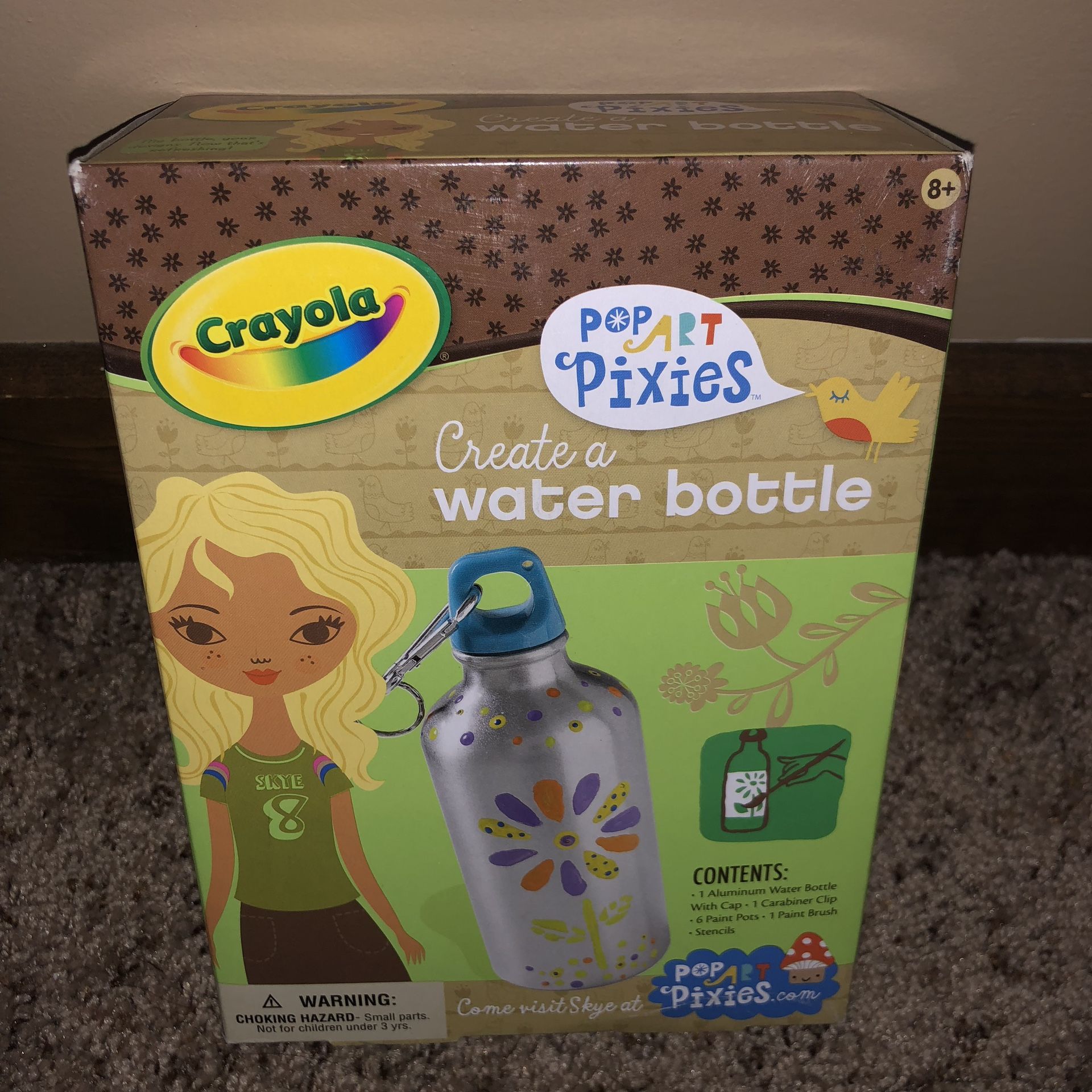 Crayola Pop Art Pixies Create a water bottle