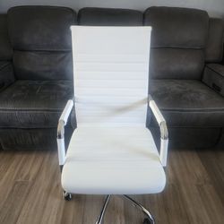 Vanity Or Desk Chair/ White Color.