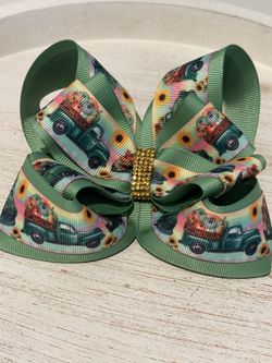 5” Fall Hair Bow 