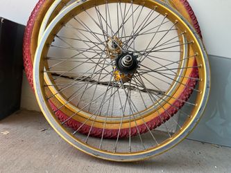 Old School 1980s Araya BMX Wheels – 20x1.75 Shimano Hubs