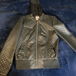 black levi’s leather jacket