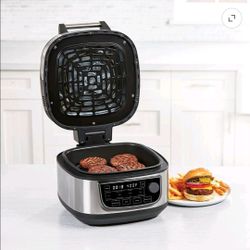 PowerXL Grill Air Fryer Combo Plus (MFC-AF-6B) 12-in-1 (6-QT) 1500W 500F New Open Box