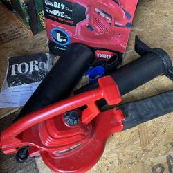 Toro Electric Blower/Vacuum/Mulcher