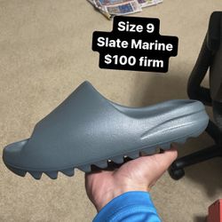 Size 9 - Adidas Yeezy Slide Slate Marine