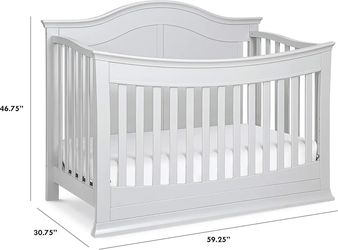 DaVinci Meadow 4-in-1 Convertible Crib in Grey