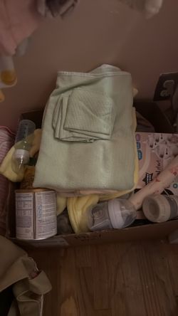 Random assortment of baby stuff