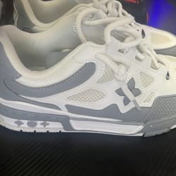 Louis Vuitton Skates White, Jordan 4s Red Thunder 