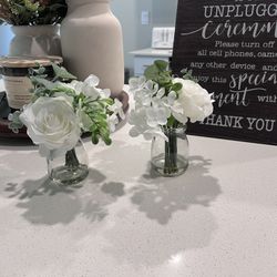 Faux Wedding Flowers  (x8) 