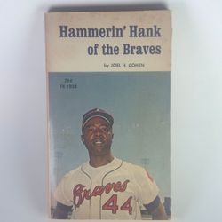 1971 Hammerin Hank of the Braves Hank Aaron Biography Joel Cohen Paperback Book