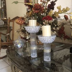Glass Candle Holders 