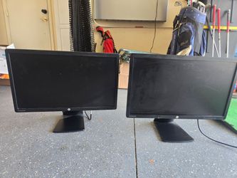 2 HP Elite display e231 minitors