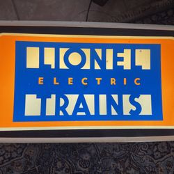 Vintage Lionel Trains Dealer Sign 