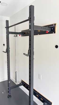 Wall-Mounted Folding Power Rack