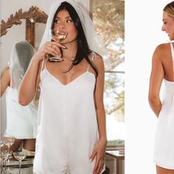 Show Me Your Mumu Bridal Pajamas Romper 