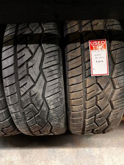 2 SEMI NEW 27550R22 NITTO NT420 ALL SEASON tires for $270 installed and balanced. 90% TREAD ON THESE TIRES . 27550R22 275 50 22 275 50 R 22 275/50/22