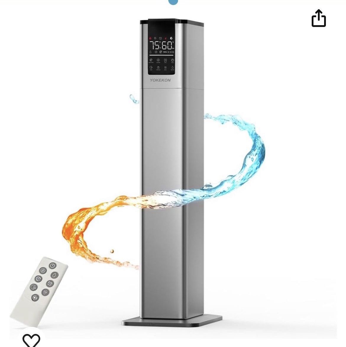 YOKEKON Cool and Warm Mist Humidifiers for Bedroom