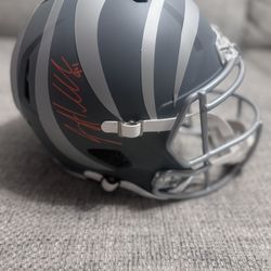 Sam Hubbard Autograph Signed Bengals Full Size Slate Replica Helmet - Metabilia