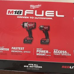 Milwaukee M18 Fuel 2-Tool Combo Kit 3010-22