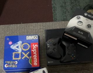 Xbox One + Elite Controller + Custom Supreme PS4 Bundle
