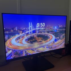 Dell 24” LED Monitor 1920x1080 IPS 1000:1 5ms HDMI, Black