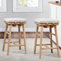 set of ** 4 ** counter bar height stools barstools - NEW
