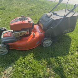 Husqvarna AWD Self Propelled Mower 190cc Engine With 22” Cutting Deck. Must Pickup