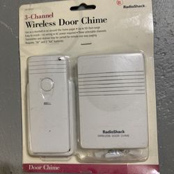 NEW SEALED Radio Shack 3 Channel Wireless Door Chime