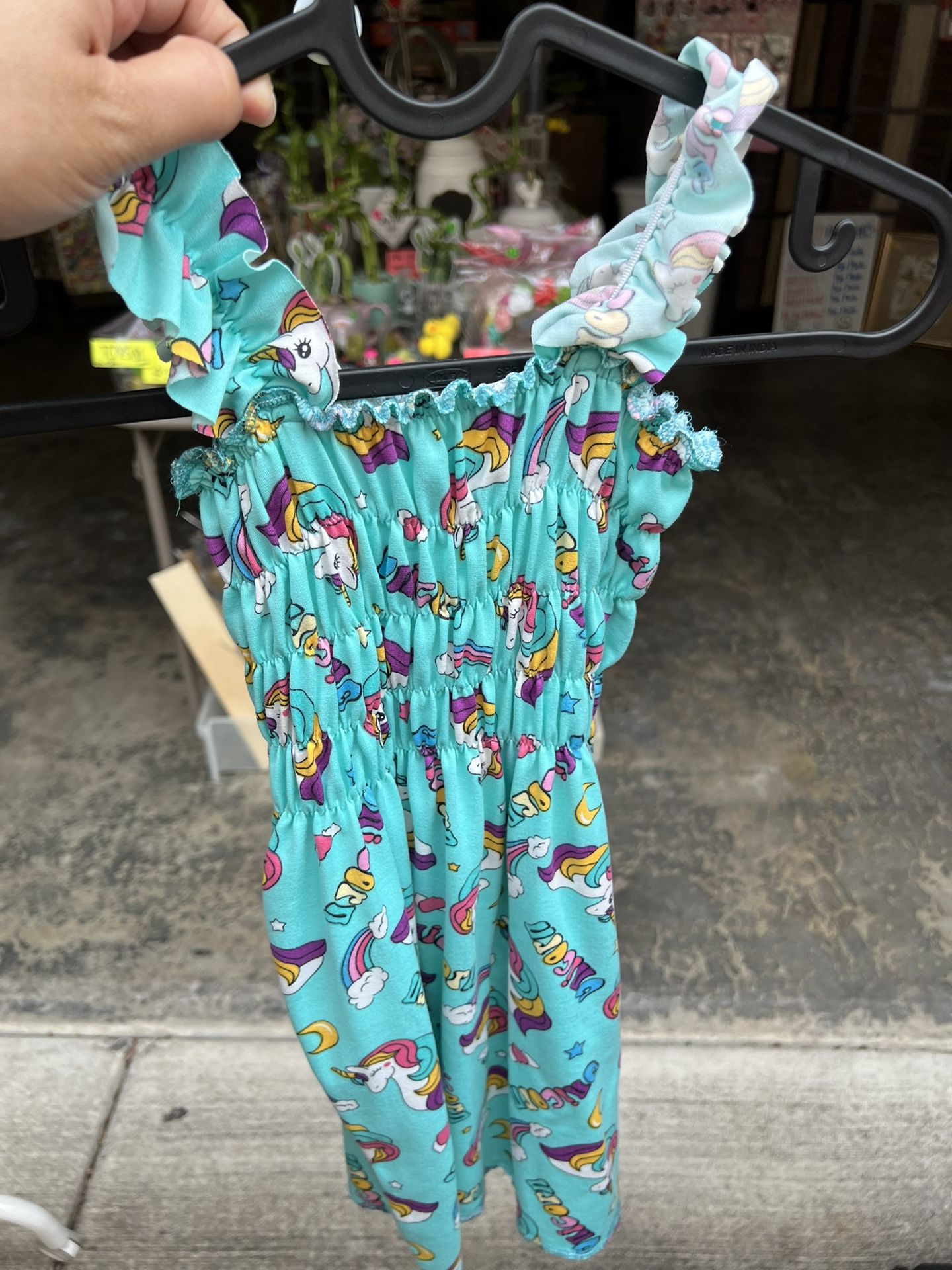 New Unicorn Dress Fits 3-4 Yrs Old