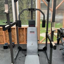 Weider C670 Rack And Bench