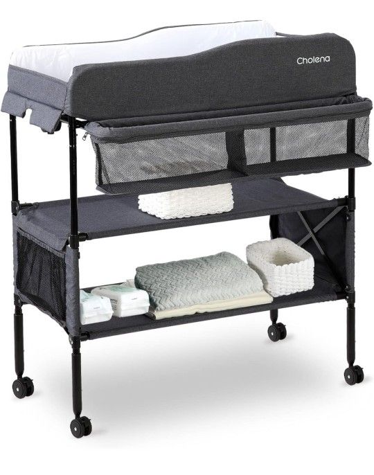 Baby Changing Table Portable Adjustable Changing Station 